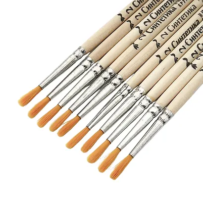 Кисть синтетика круглая №2, Артком - фото 3