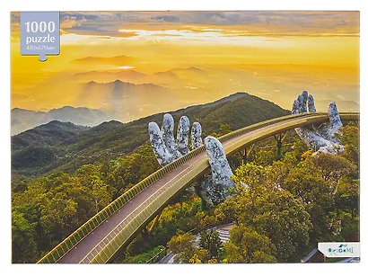 Пазл 1000 элементов Мост "Руки Бога", Вьетнам - фото 4