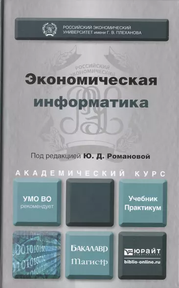 Экономическая информатика. Учебник и практикум для бакалавриата и магистратуры - фото 1