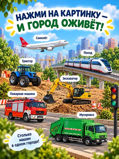 Полезные машины. Книга со звуками - фото 7