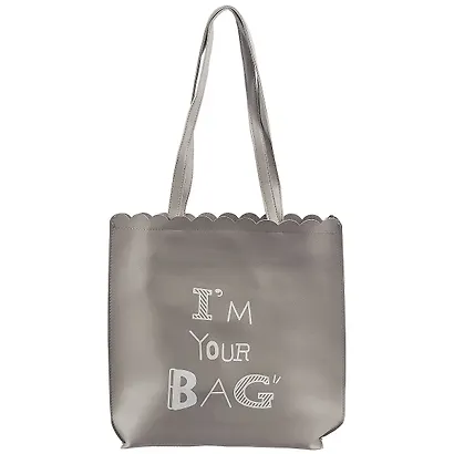 Сумка на молнии Im Your Bag (кожзам) (36х30) - фото 1