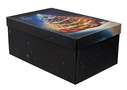 Коробка подарочная "Елочка с иголочки" 26х17х11см, Новый год, картон - фото 2