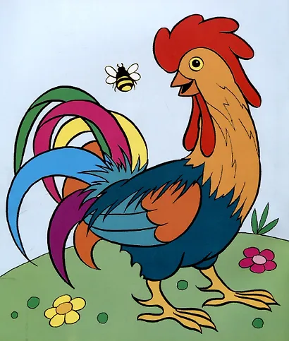 Раскраска малышам "Гусь" - фото 3