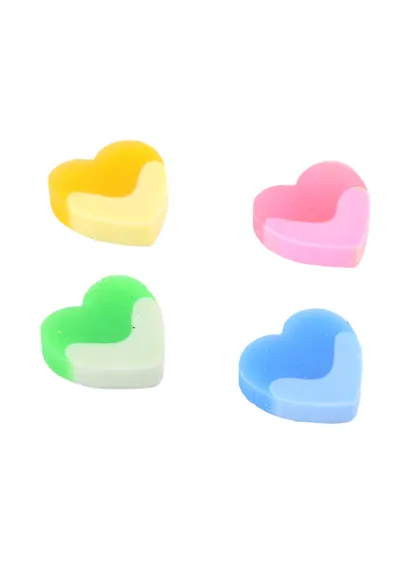 Ластик 04шт "Hearts", ассорти - фото 2