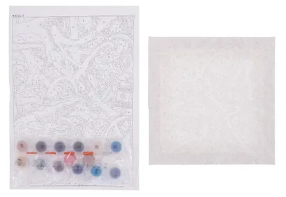 Картина по номерам Карманные Адама (Микельанджело) (20х20см) (набор для творч.) (14+) (коробка) - фото 3