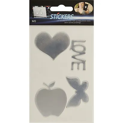 Наклейки зеркальные 10*15 (микс) - фото 5