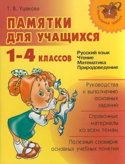 "Памятки для учащихся 1-4 классов: Русский язык. Чтение. Математика. Правоведение." - фото 1