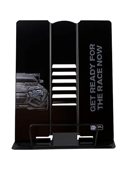 Подставка для книг/учебников "ТАЧКА"21х26х16,5см, черная, металл - фото 8