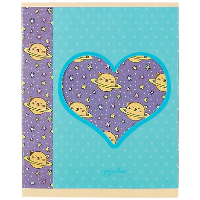 Тетрадь в клетку Unnika, "Сердца везде", 48 листов, в ассортименте - фото 5