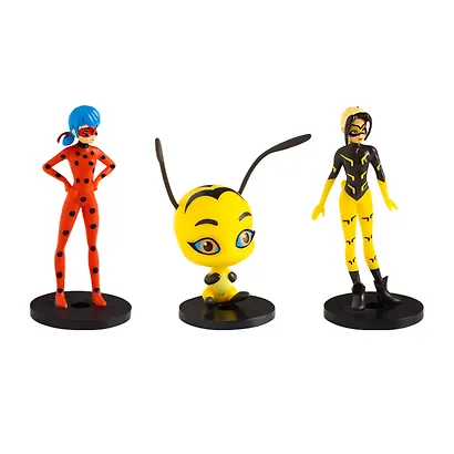 Miraculous фигурки: Ледибаг, Леди Пчела, Поллен, (4,1х16х13), (MLB2021-A) - фото 2