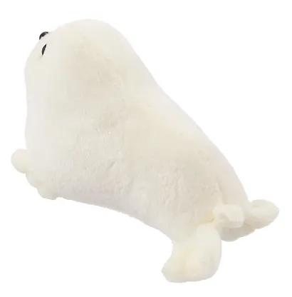 Мягкая игрушка Морской котик белый (30 см) - фото 4