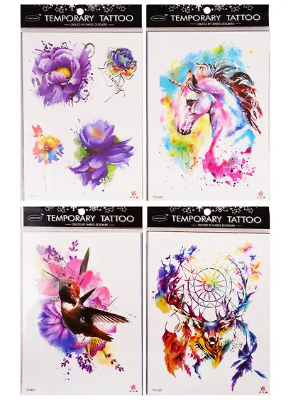 Тату Акварель 24х15  микс  (орр) - фото 3