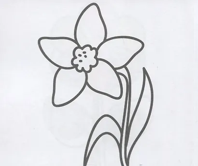 Волшебные цветы. Раскраска - фото 4