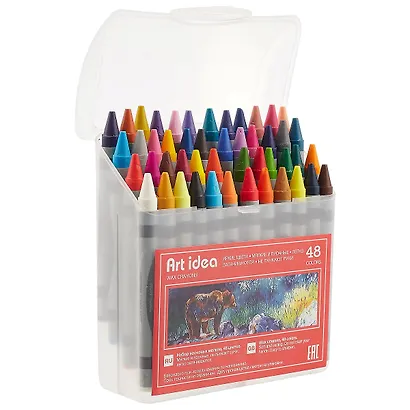 Восковые мелки Art idea, 48 цветов - фото 6
