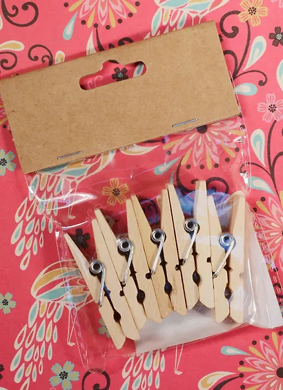 Набор для творчества Прищепки, 5шт неокраш (дерево) - фото 1