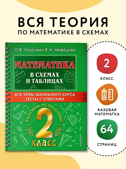 Математика в схемах и таблицах. Все темы школьного курса. Тесты с ответами: 2 класс - фото 4
