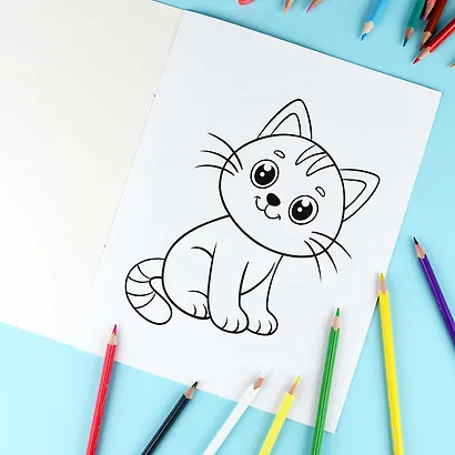 Домашние животные. Раскраска - фото 3