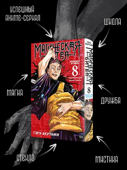 Магическая битва. Книга 8 (Том 15, 16) - Инцидент в Сибуе: Трансформация. Закрыть врата. (Jujutsu Kaisen). Манга - фото 5