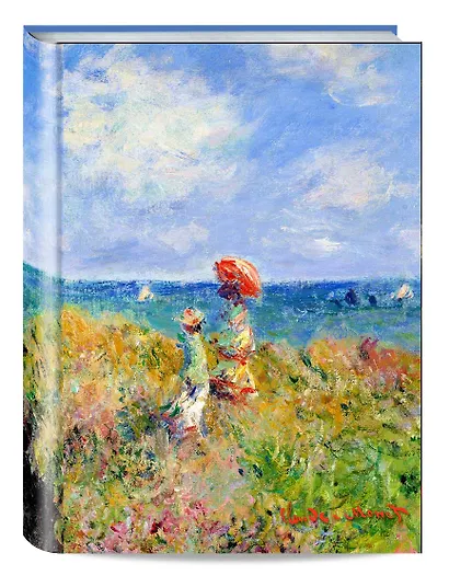 Обложка пластиковая универсальная. Моне. Прогулка по скалам Пурвиля (средний формат) - фото 2