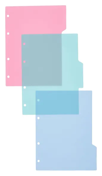 Разделитель А5 3 цвета, "Pastel" - фото 6