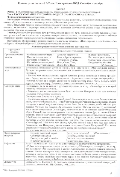 НОД. Речевое развитие детей 6-7 лет. Сентябрь - декабрь. 72 карты с методическим сопровождением - фото 4
