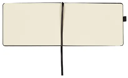 Скетчбук 21*14, 80 листов "Sketchmarker" черный, нелинованный, 140г/м2, слоновая кость - фото 3