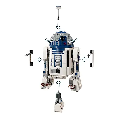 75379 Конструктор детский LEGO Star Wars Дроид R2-D2, 1050 деталей, возраст 10+ - фото 7
