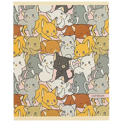 Тетрадь в клетку Unnika, "Кошачьи истории", 48 листов, в ассортименте - фото 4