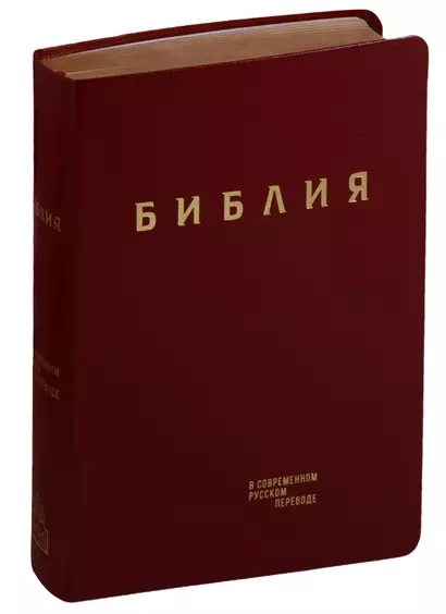 Библия в современном русском переводе (гибкий переплет) (красн. кожа) (зол. срез) (СБ) (2 изд) (ПИ) - фото 1