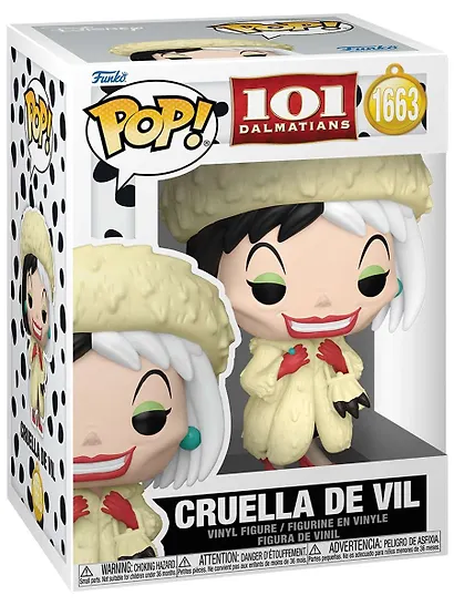 Фигурка Funko POP! Disney 101 Dalmatians Cruella De Vil (Classic) w/Chase (1663) 90259 - фото 2