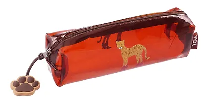 Пенал-косметичка "Леопард" прозрачный, ПВХ, Yoi - фото 5