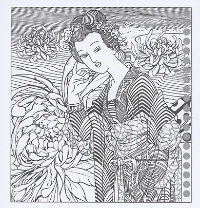 Релакс-раскраска. Краски Японии - фото 3