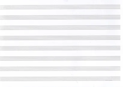 Тетрадь для нот А4 24л "Фантастическая гитара" скрепка, мел.картон, ламинация soft touch, тиснение фольгой - фото 2