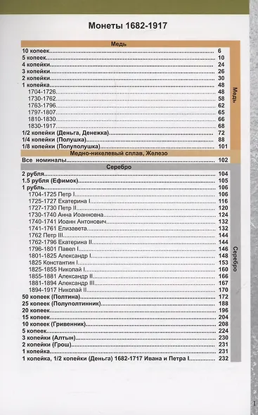 Каталог монет России и допетровской Руси 980-1917. Стоимость. Разновидности. Тиражи. Выпуск 6 - фото 2