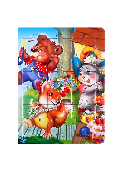 Стихи про зверят (книга-пазл) (картон) Сиварева (КНП-3704) - фото 5