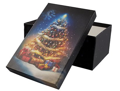 Коробка подарочная "Елочка с иголочки" 26х17х11см, Новый год, картон - фото 3