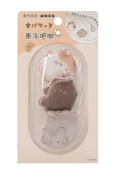 Набор значков Котики Cute (3шт) (ПВХ) (4см) (12-81541-202510-SPT-39) (ассорти) - фото 3