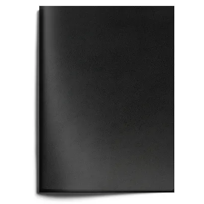 Тетрадь в клетку Listoff, "Черный бумвинил", А4, 96 листов - фото 2