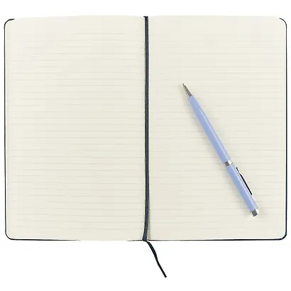 Книга для записей Moleskin Classic Large, твёрдая обложка, синяя, 120 листов, А5 - фото 3