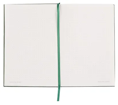 Книга для записей "Dark green" А5, 120 листов в точку, Yoi - фото 6