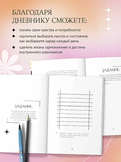 Ежедневник недат. А5 64л "Путь к себе. Дневник для проработки женской энергии" с контентом - фото 4
