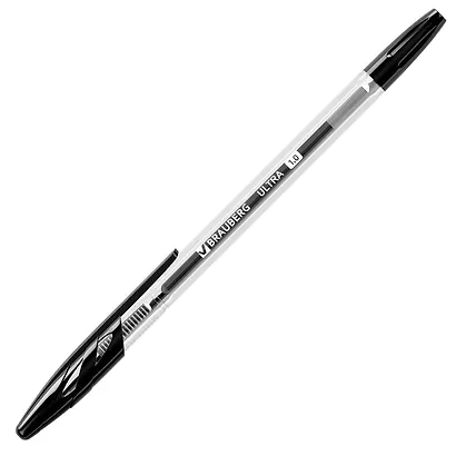 Ручка шариковая Brauberg, Ultra, черная 1 мм - фото 6