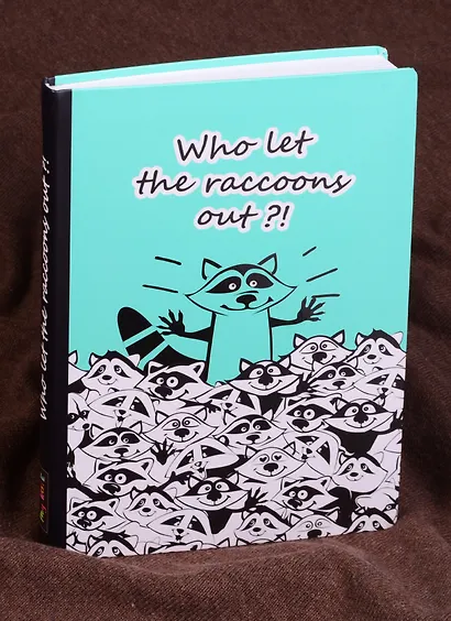 Блокнот Who let the racoons out?! - фото 2