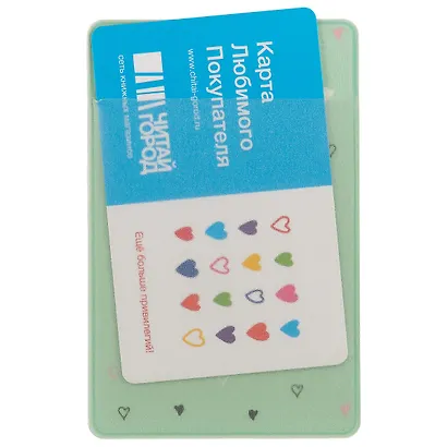 Чехол для карточек Kitty ballerina зеленый (ДК2017-130) - фото 3