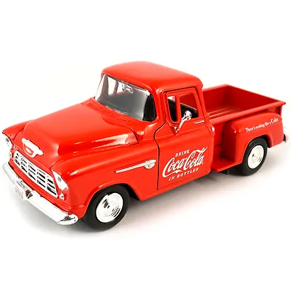 Машинка литая коллекционная Motor City Classics - Die-сast модель по лицензии Coca-Cola 1953 Chevy Pickup, масштаб 1:43 - фото 4