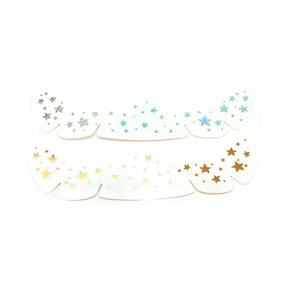 Переводные татуировки для лица. Татушки веснушки. Звезды - фото 2