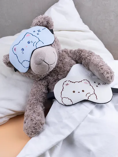 Набор Маска для сна Kawaii Котик (12-37395-22-25)+Маска для сна Kawaii Мишка (12-37395-S50) - фото 7