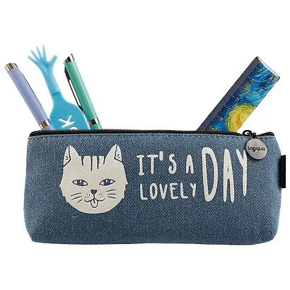 Пенал на молнии «Fine, easy, how, lovely», 20 х 8 см - фото 2