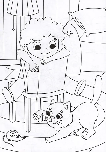 РАСКРАСКА С КАРАНДАШАМИ. ЛЮБИМЫЕ ЗВЕРУШКИ - фото 2