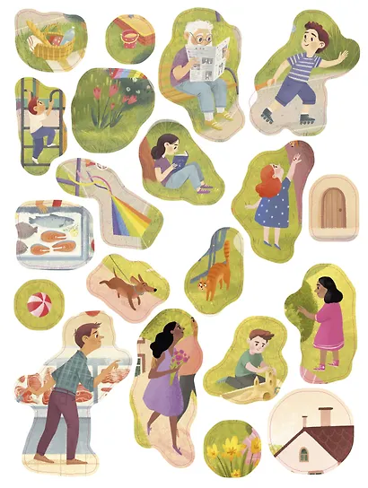 Книжки с наклейками. Мир вокруг нас. 45 наклеек - фото 5